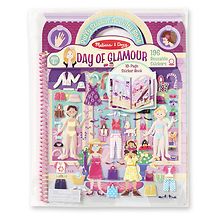 Melissa Doug Deluxe Puffy Sticker Album Day Of Glamour Walgreens