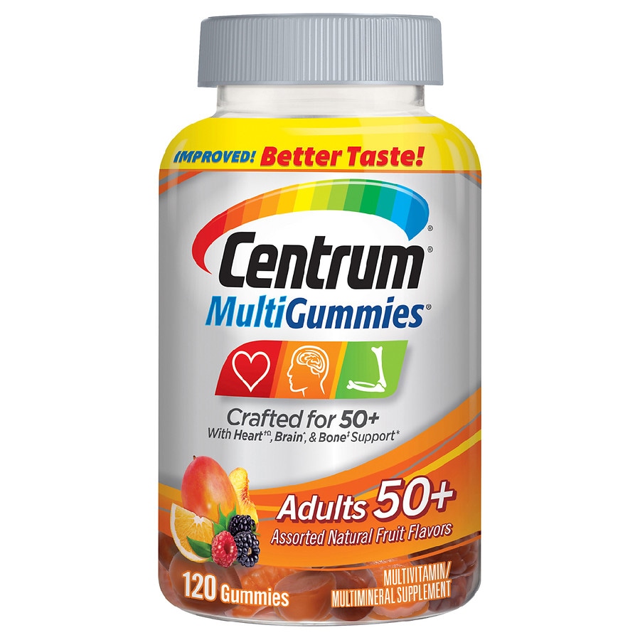  Centrum Adults 50+ MultiGummies Multivitamin & Multimineral Supplement 