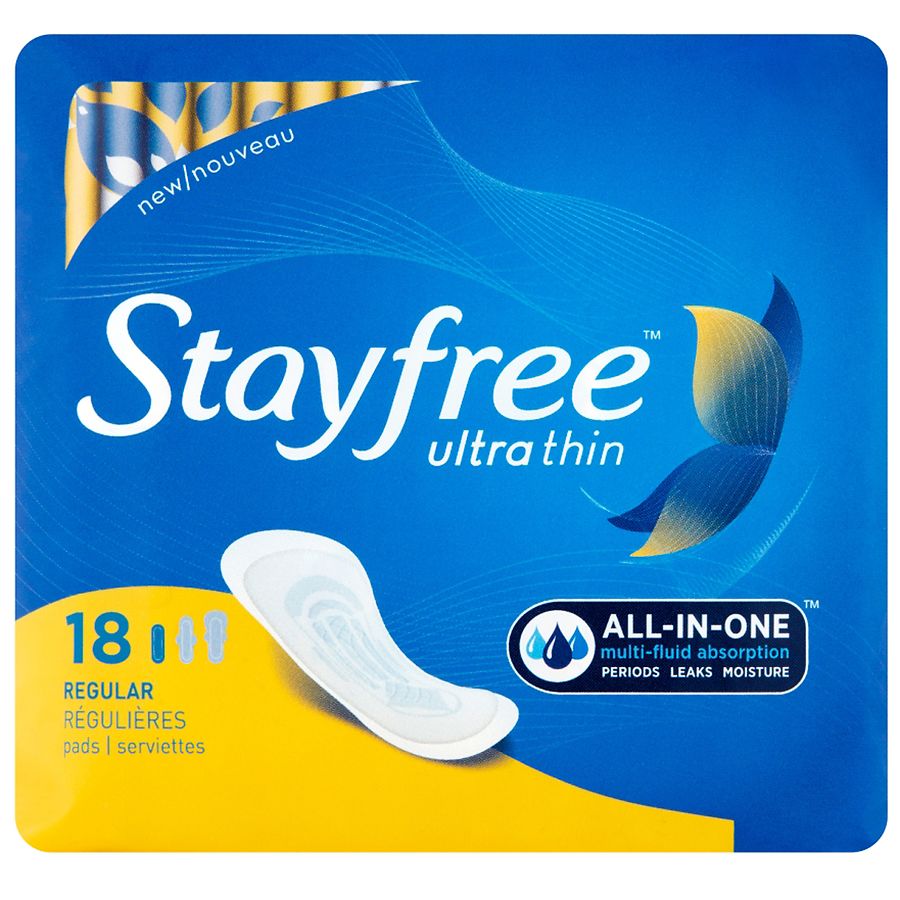 Stayfree Pads Without Wings Regular Unscented