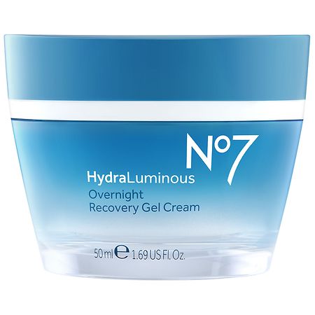 No7 HydraLuminous Overnight Recovery Gel Cream - 1.69 fl oz