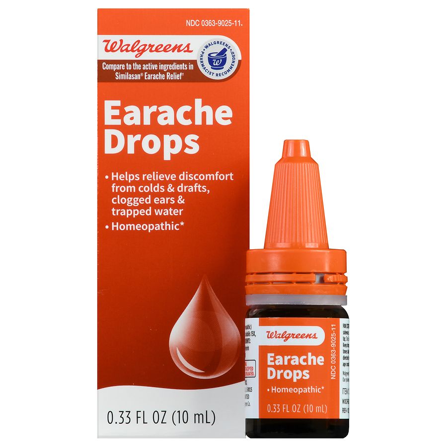 Drops for ear pain