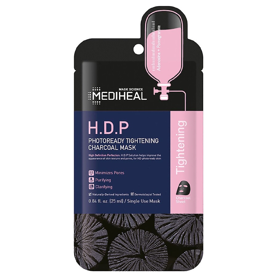  MEDIHEAL H.D.P Photoready Tightening Charcoal Mask 