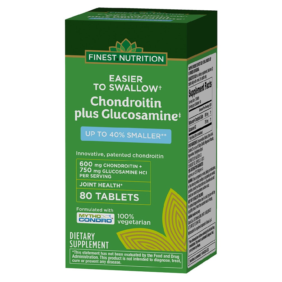  Finest Nutrition Easier to Swallow Chondroitin plus Glucosamine 