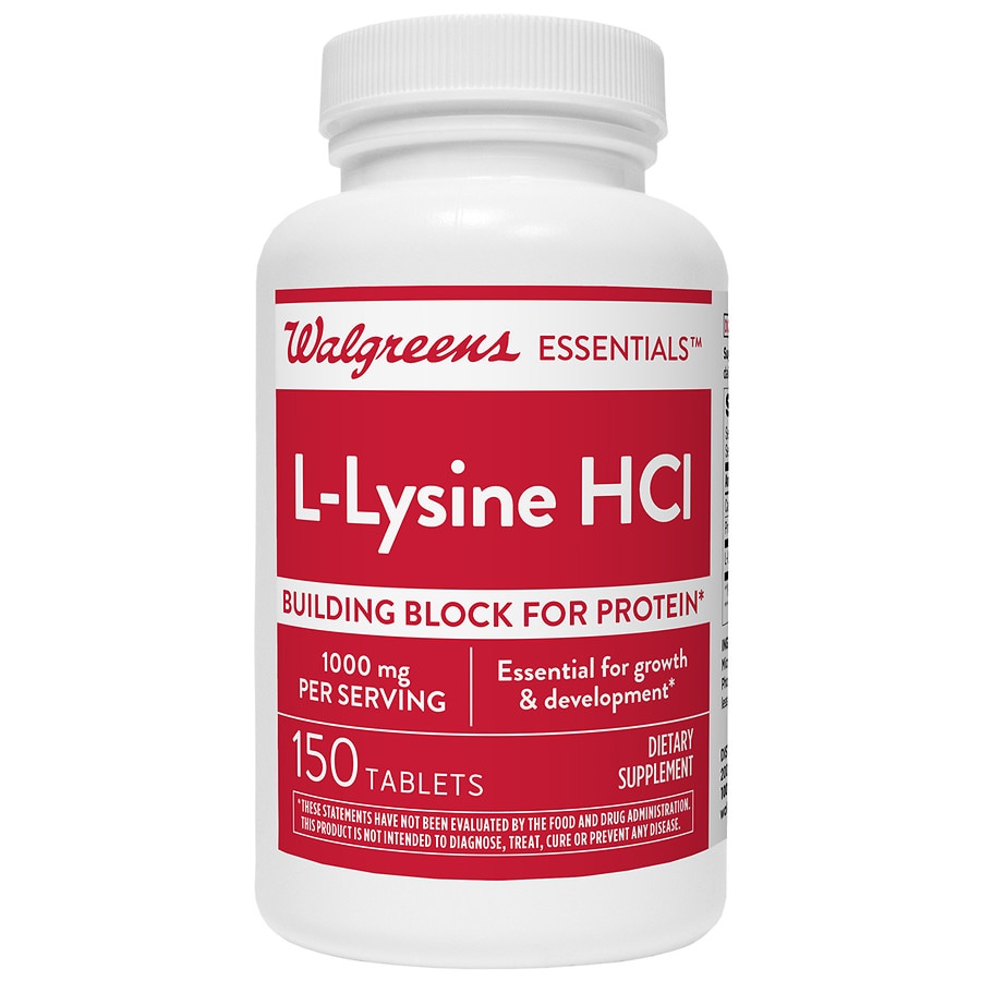  Walgreens L-Lysine 1000mg 