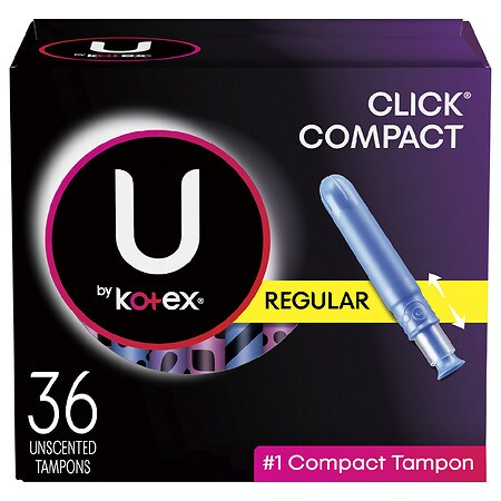 UPC 036000490299 product image for Click Compact Tampons, Regular Absorbency, Unscented - 36.0 ea | upcitemdb.com