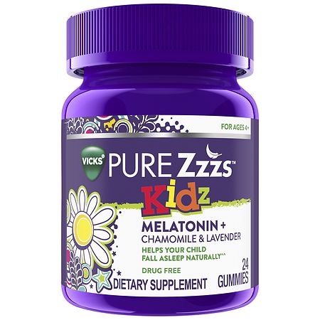 PURE Zzzs Kidz Melatonin + Chamomile & Lavender Sleep Aid Gummies - 24.0 ea