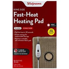 Walgreens Fast Heat Healing Pad King Size | Walgreens