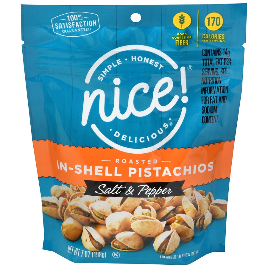  Nice! Roasted In-Shell Pistachios Salt & Pepper 