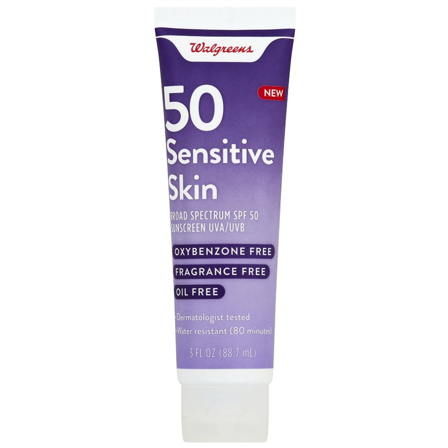 Walgreens Sensitive Sunscreen Lotion Spf 50 Walgreens