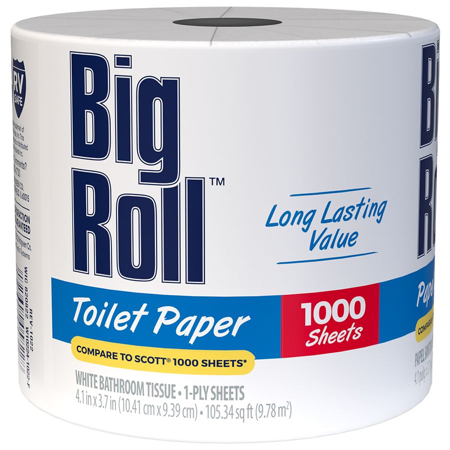 12 Rolls Toilet Paper Towels Bulk Rolls Bath Tissue Bathroom White Soft 5 Ply 