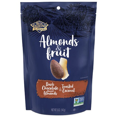 UPC 041570000632 product image for Blue Diamond Dark Chocolate Flavored Almonds & Toasted Coconut - 5.0 oz | upcitemdb.com