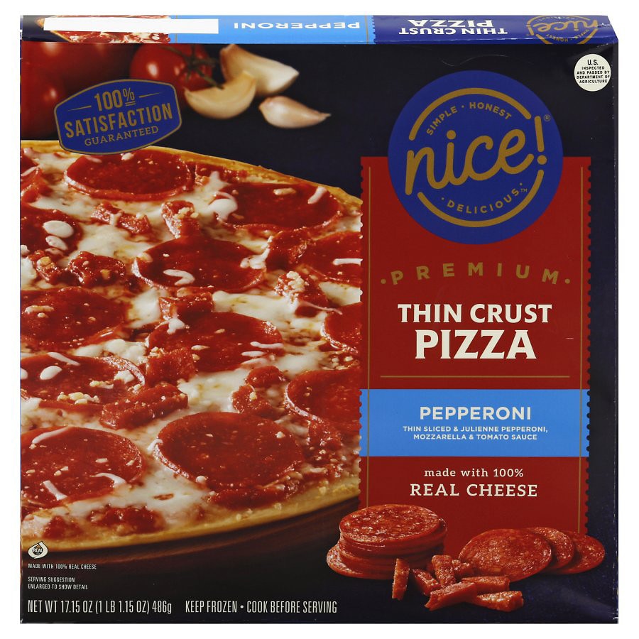  Nice! Premium Thin Crust Pepperoni Pizza 