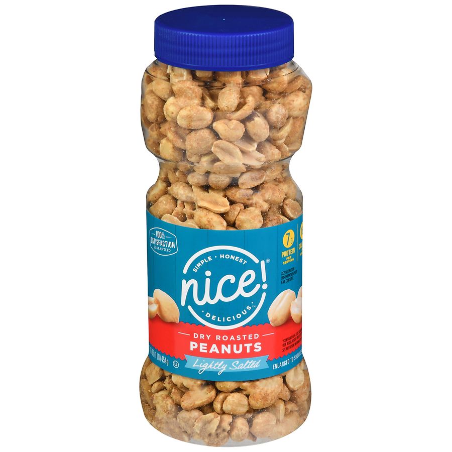 Nice Dry Roasted Peanuts Lightly Salted Walgreens