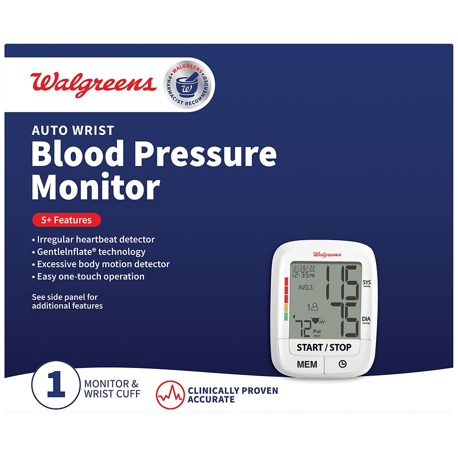 wrist blood pressure monitor