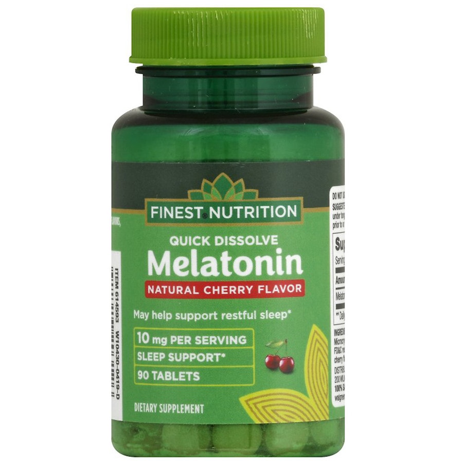  Finest Nutrition Melatonin 10 mg Quick Dissolve 