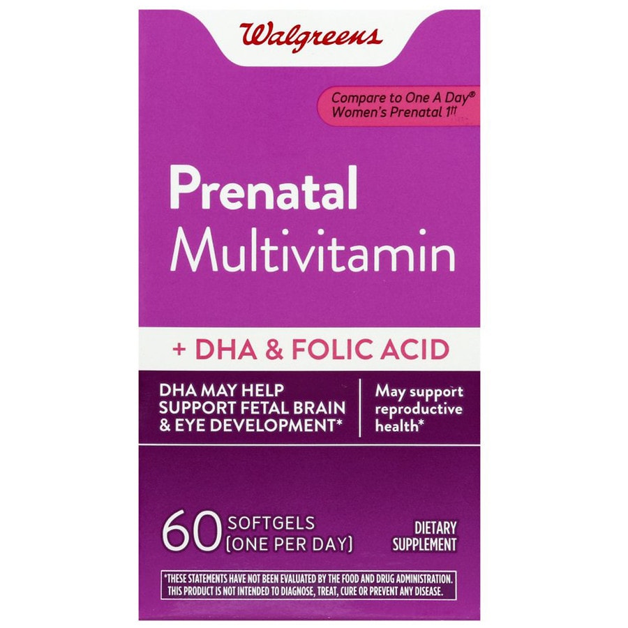  Walgreens Prenatal Multivitamin 