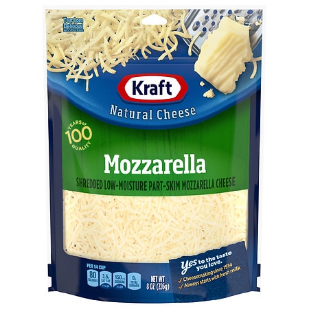 UPC 021000054954 product image for Kraft Mozzarella Shredded Cheese - 8.0 oz | upcitemdb.com