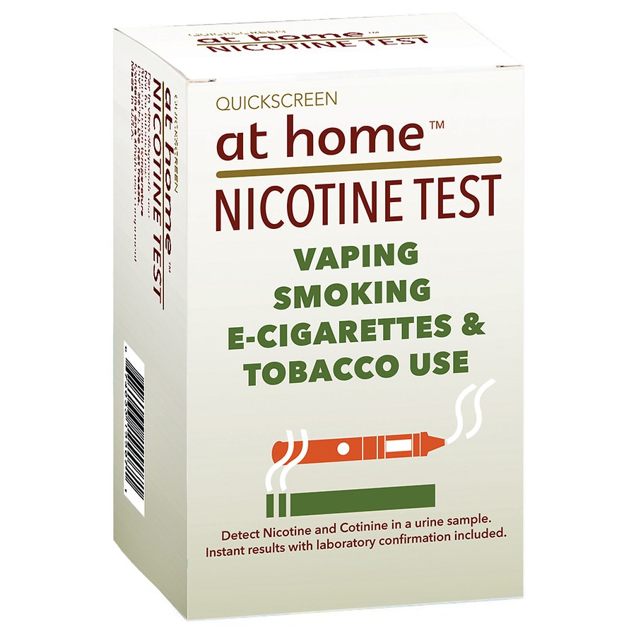 At Home Quickscreen Nicotine Test Walgreens