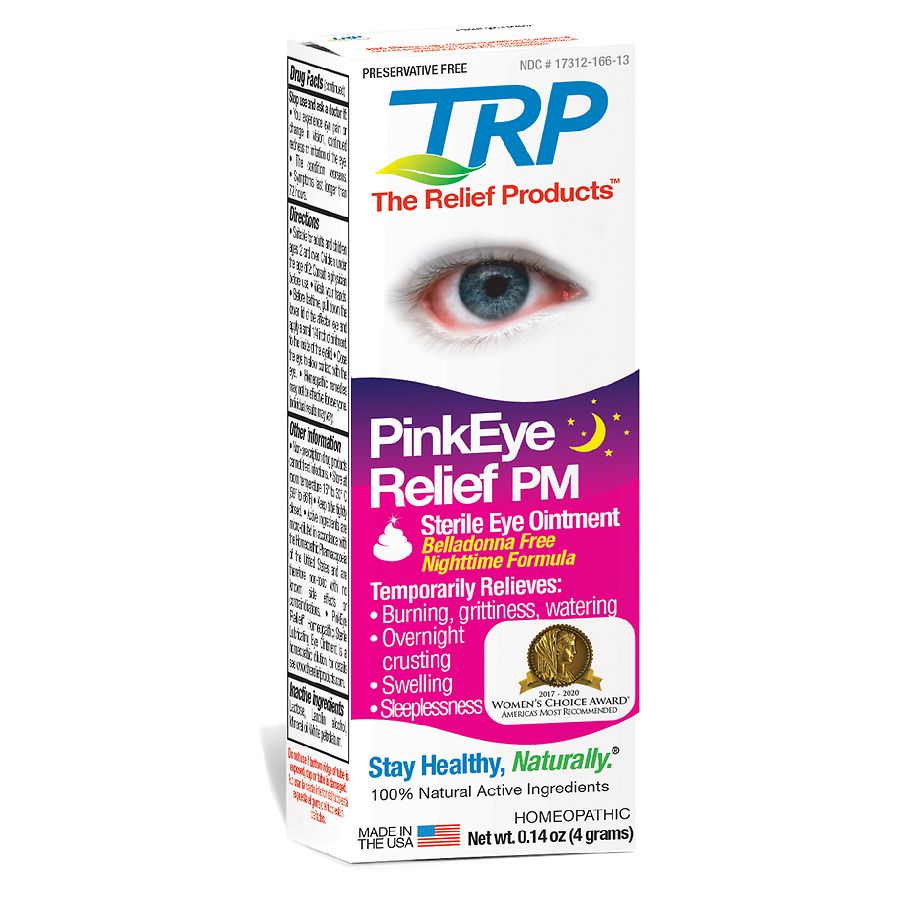  TRP Pink Eye Relief PM Sterile Eye Ointment 