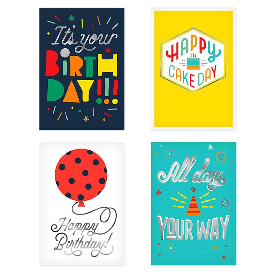 Hallmark Birthday Cards Assortment, Happy Cake Day