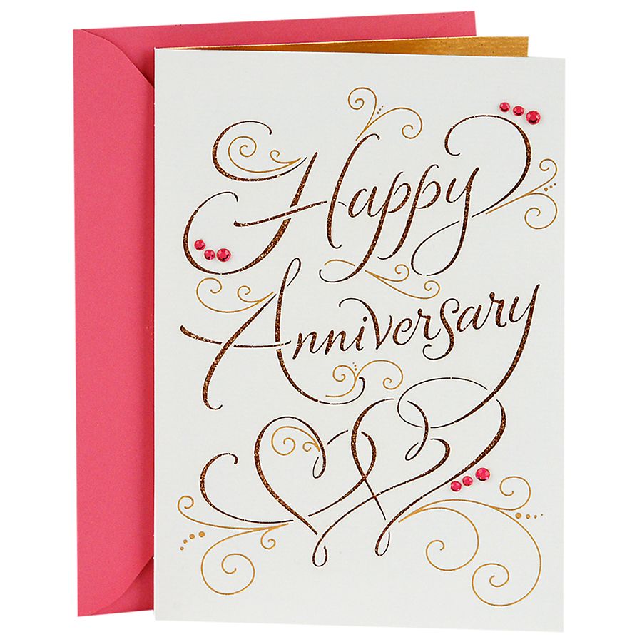 Hallmark Signature Anniversary Card for Couple (Happy Anniversary)