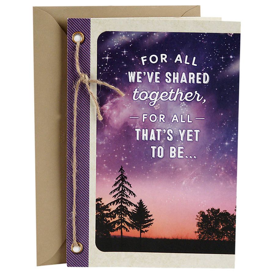 Hallmark Love Card, You Mean the World to Me (Romantic)