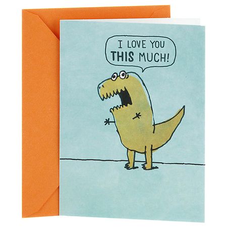 UPC 720473872057 product image for Hallmark Shoebox Funny Love Card (T Rex Arms) - 1.0 ea | upcitemdb.com