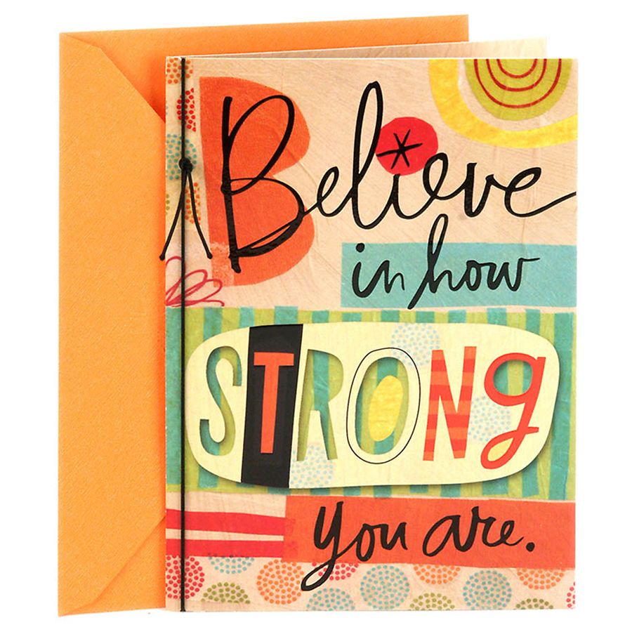 Hallmark Encouragement Card (Believe in How Strong You Are)