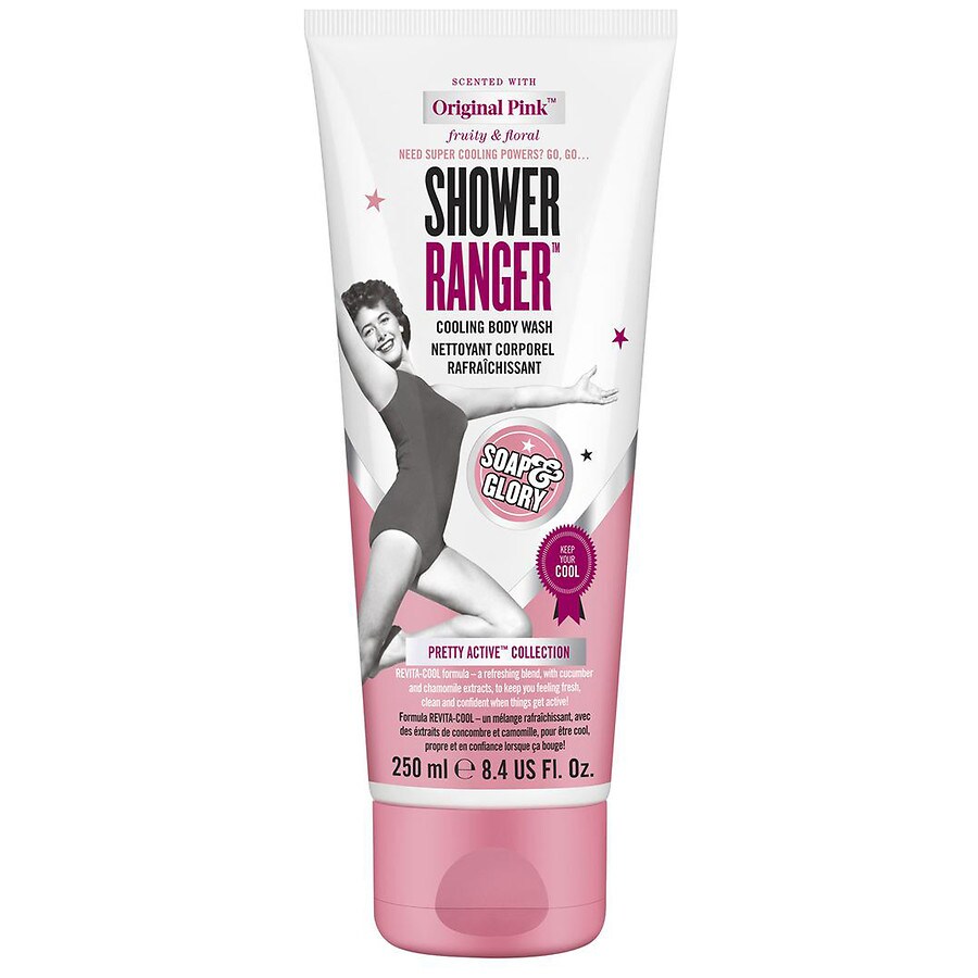  Soap & Glory Pretty Active Shower Ranger Cooling Body Wash Original Pink 