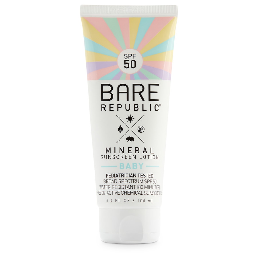  Bare Republic Baby Mineral Sunscreen Lotion SPF 50 