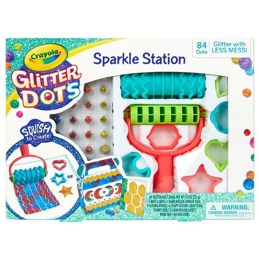 Sparkle Station Deluxe Crayola Glitter Dots 