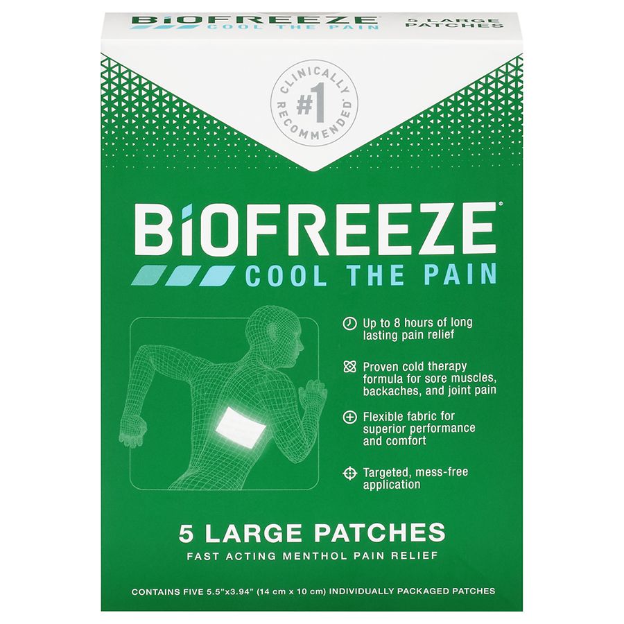 Biofreeze Cool The Pain Patches Walgreens