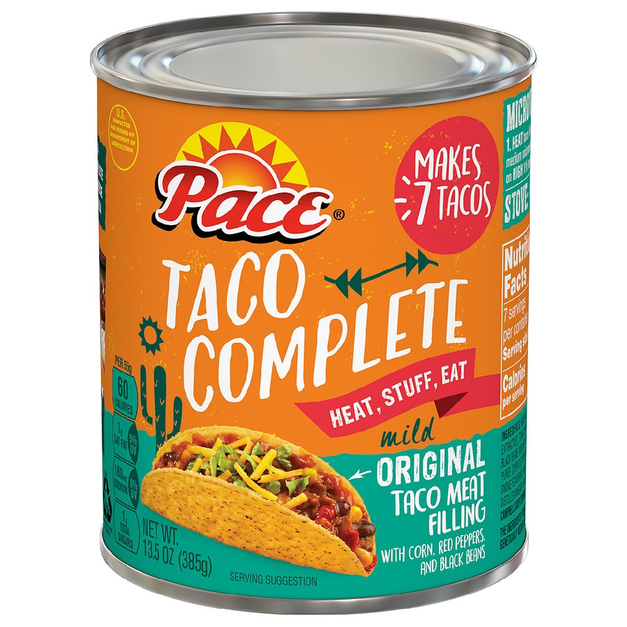 Pace Taco Complete Mild Original Taco Filling