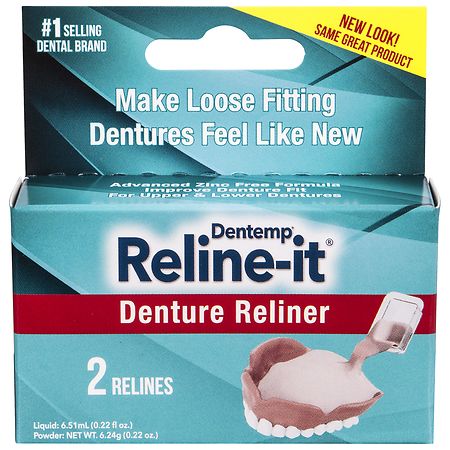 Dentemp Reline It Denture Reliner Walgreens - Best Diy Denture Reline