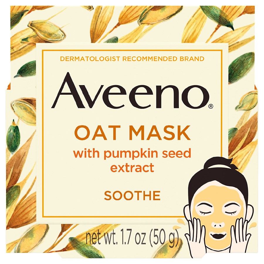  Aveeno Soothe Oat Mask with Pumpkin Seed Extract 