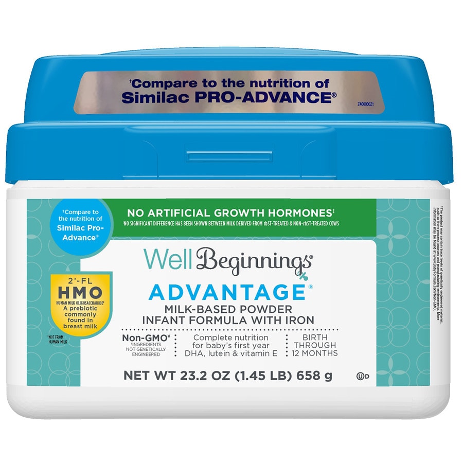 Well Beginnings Advantage Milk-Based Powder Infant Formula with Iron