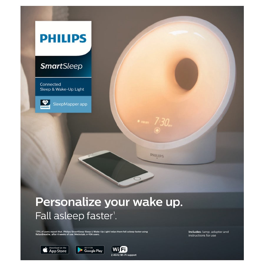  Philips SmartSleep Connected Sleep & WakeUp Light (HF3670/60) White 