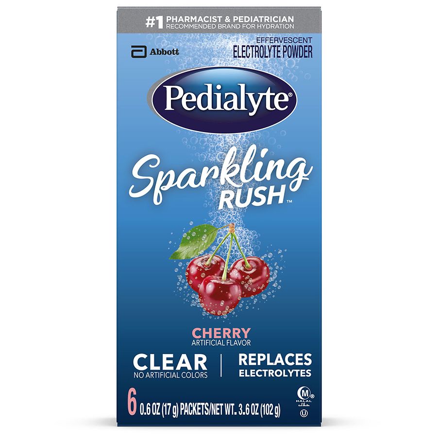 Pedialyte Sparkling Rush Electrolyte Powder