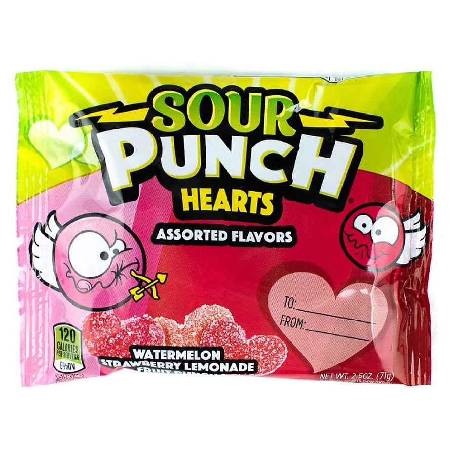Sour Punch Hearts Assorted Flavors