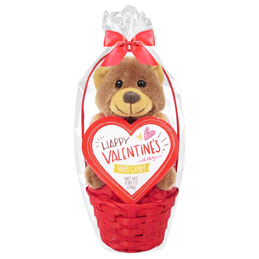 Megatoys Valentine's Plush with Hard Candy Assortment