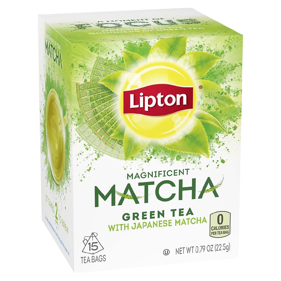 Lipton Magnificent Matcha Green Tea Bags Walgreens