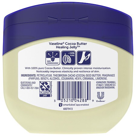 Vaseline Healing Jelly for Dry Skin Cocoa Butter Moisturizer | Walgreens