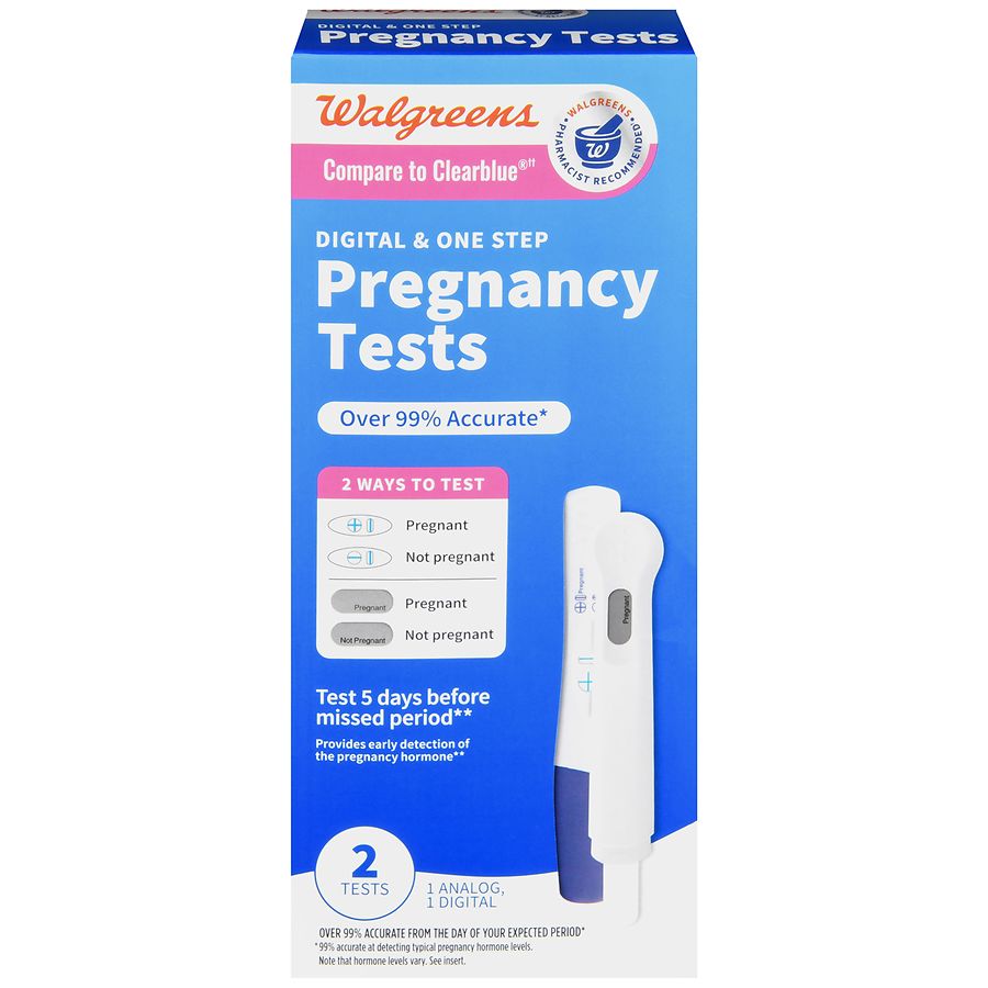 Walgreens Digital & Analog Pregnancy Test.