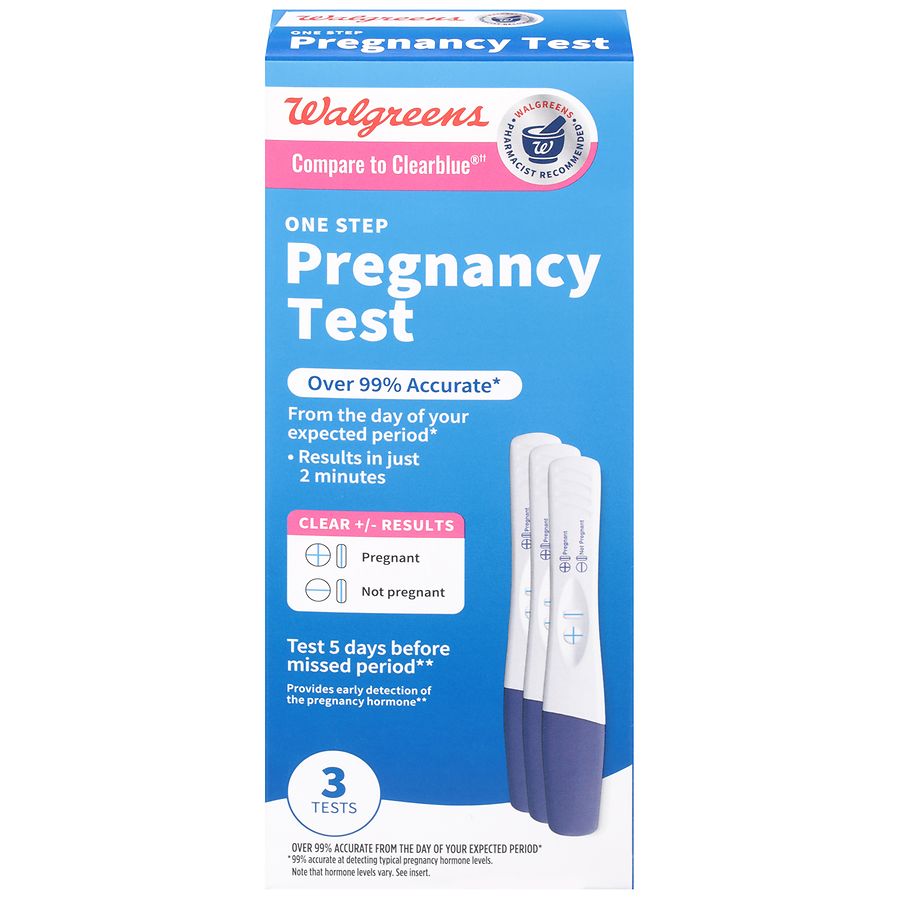 Walgreens pregnancy test prices