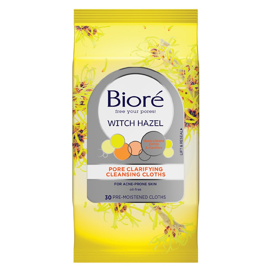 Biore Witch Hazel Pore Clarifying Cleansing Cloths