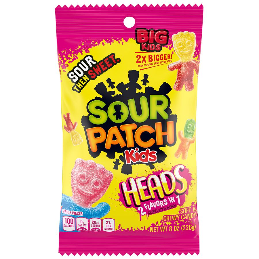 Sour Patch Kids Big Heads Candy Walgreens