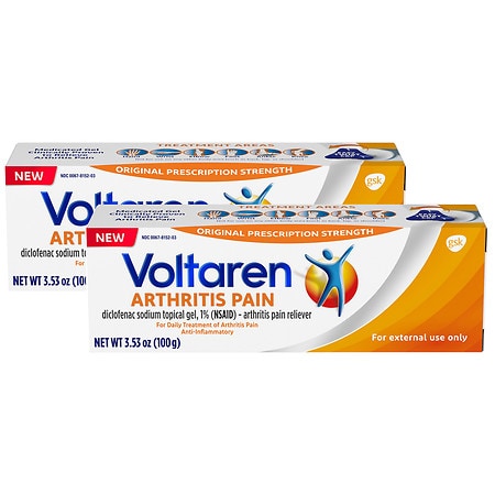 (Exp:09/2027) Voltaren Topical Arthritis Medicine Gel for Arthritis Pain Relief  3.5 Oz x 2