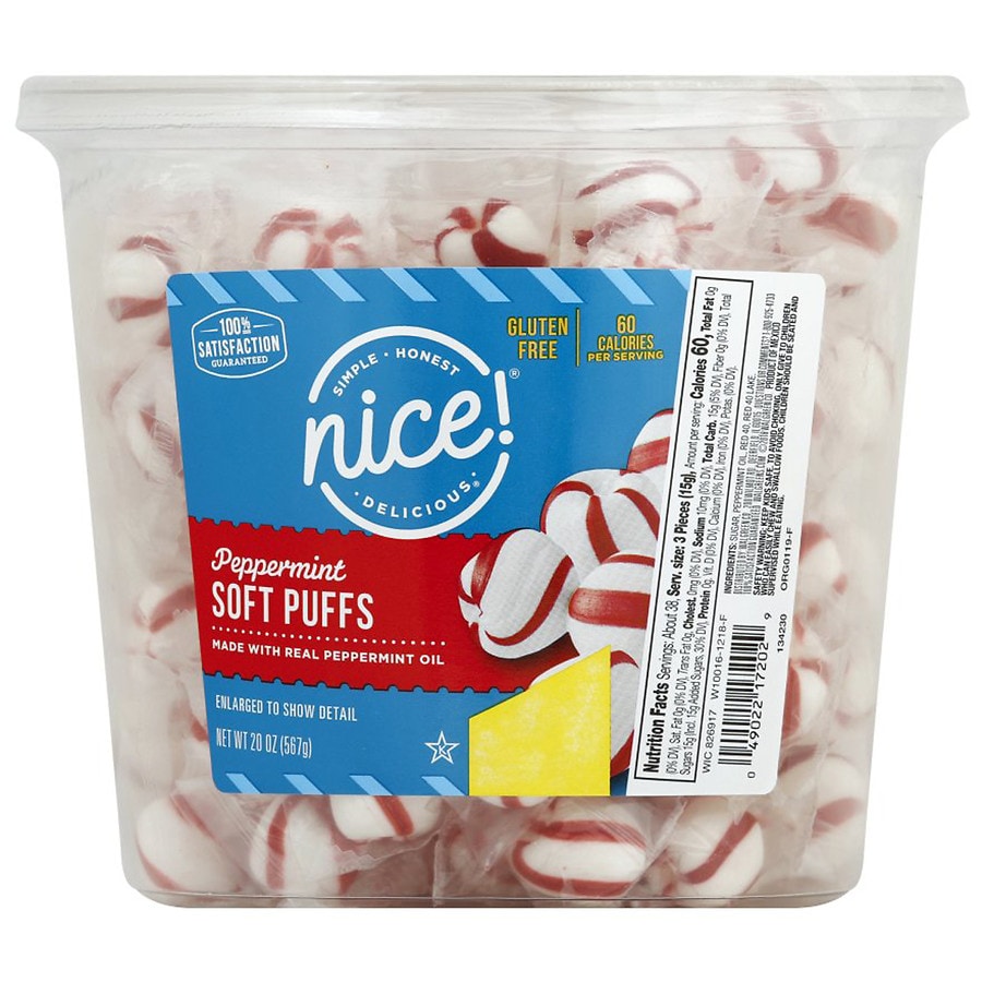 Nice! Soft Peppermint Puffs