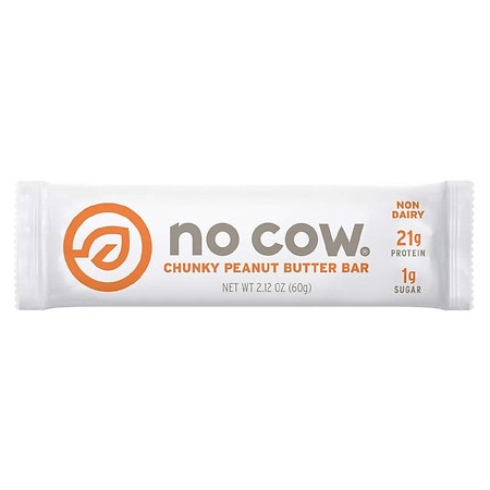 UPC 852346005009 product image for No Cow Bar Chunky Peanut Butter - 2.12 oz | upcitemdb.com