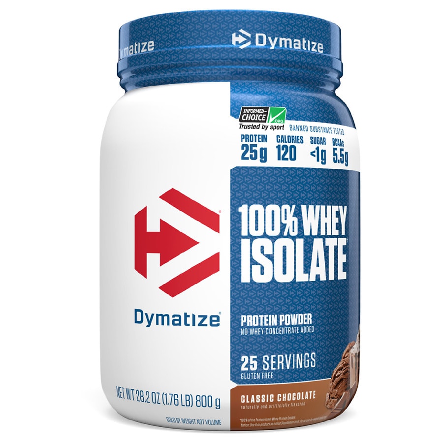  Dymatize Nutrition 100% Whey Isolate Protein Powder Classic Chocolate 